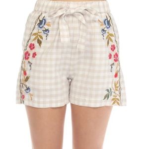 Johnny Was Adeke Trapu to Belted Short Size XS Color Plaid